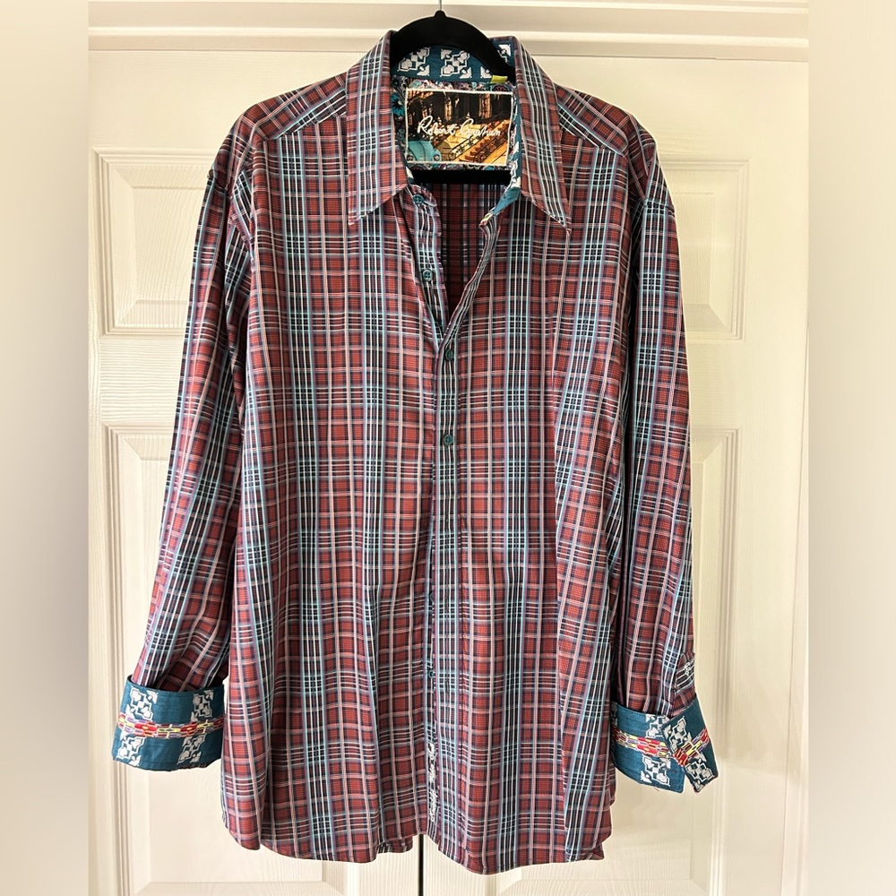 Men’s Robert Graham Button Down 4XL CLASSIC FIT